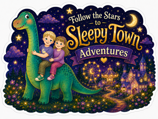 Sleepy Town Adventures Individual Stickers