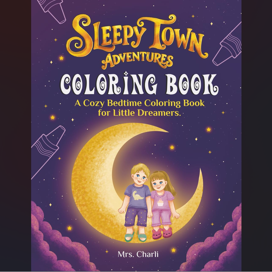 Sleepy Town Adventures Coloring Book 1