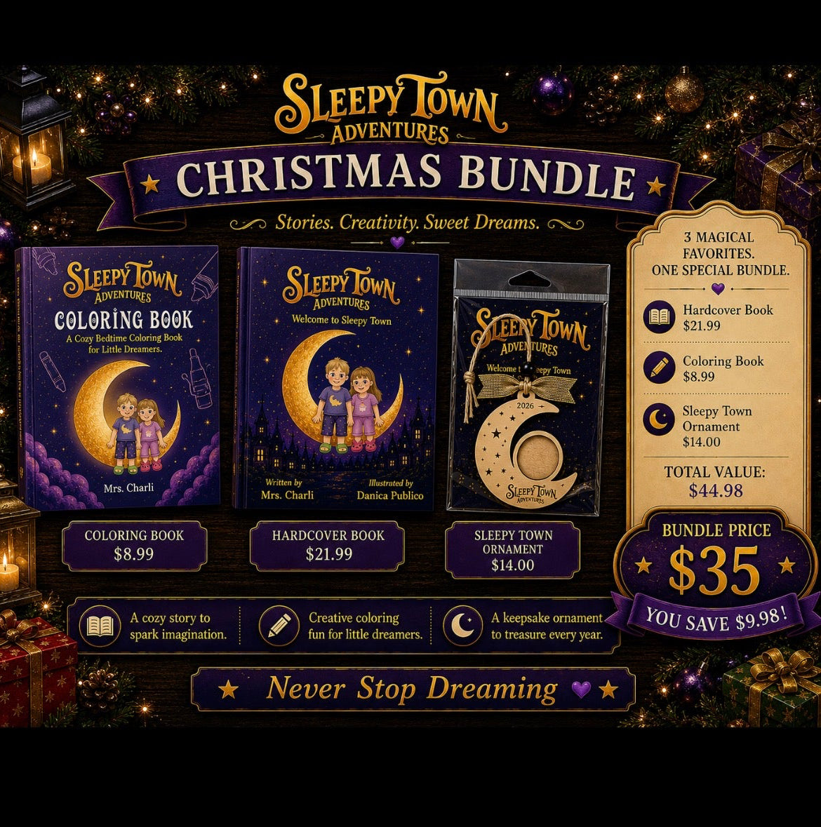 Sleepy Town Christmas Bundle - Hardcover